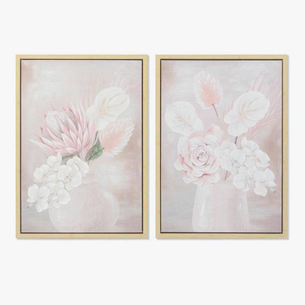 Quadro Flor Suave 2A - Gato Preto