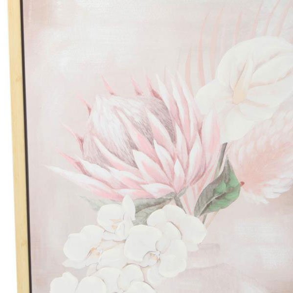 Quadro Flor Suave 2A - Gato Preto