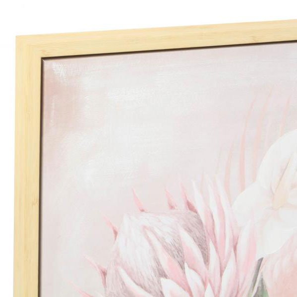 Quadro Flor Suave 2A - Gato Preto