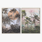 Quadro Paisagem Tropical 2A - Gato Preto