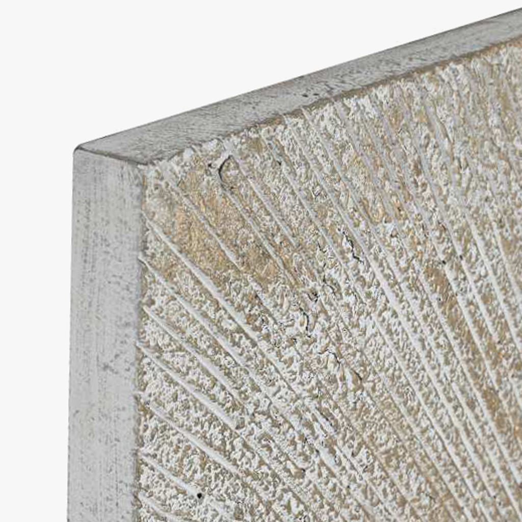 Quadro Relevo Branco RAÍZ - Gato Preto