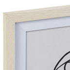 Quadro Rosto Linear 2A - Gato Preto