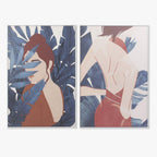 Quadro Tropical Feminino 2A - Gato Preto