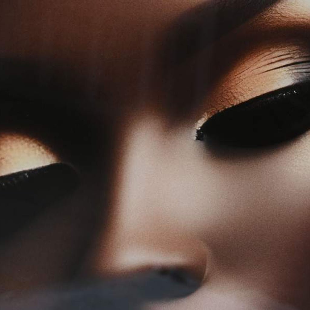 Quadro Vidro Etnica 100x150 - Gato Preto