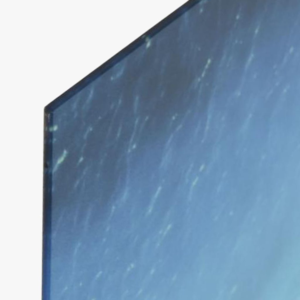 Quadro Vidro Praia 150x100 - Gato Preto