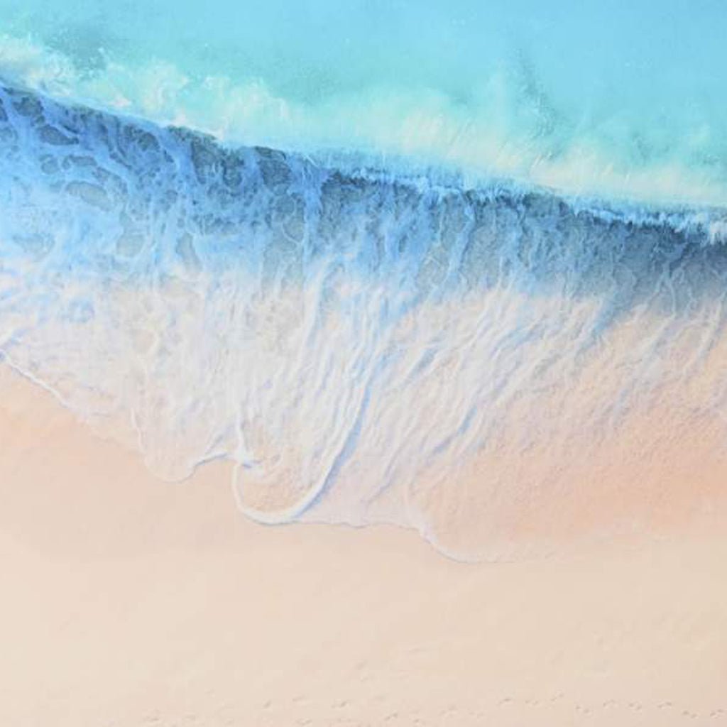 Quadro Vidro Praia 150x100 - Gato Preto