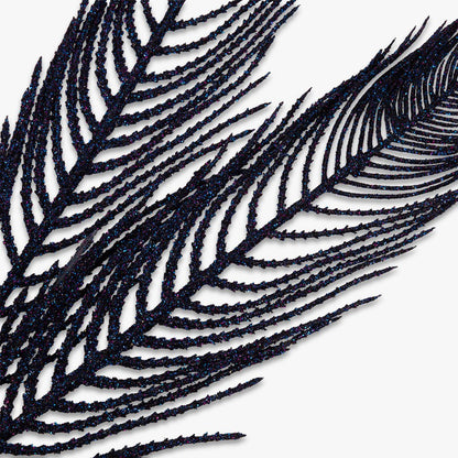 Ramagem de Penas Azul BRIGHT - Gato Preto