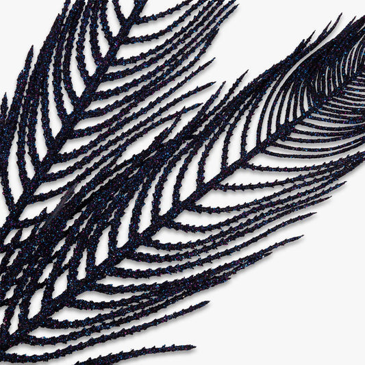 Ramagem de Penas Azul BRIGHT - Gato Preto