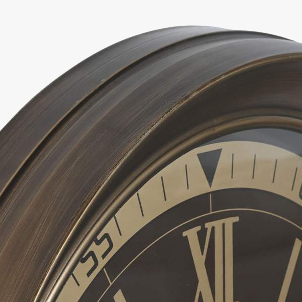 Relogio Bronze/Dr 100x14x100 - Gato Preto