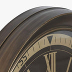 Relogio Bronze/Dr 100x14x100 - Gato Preto