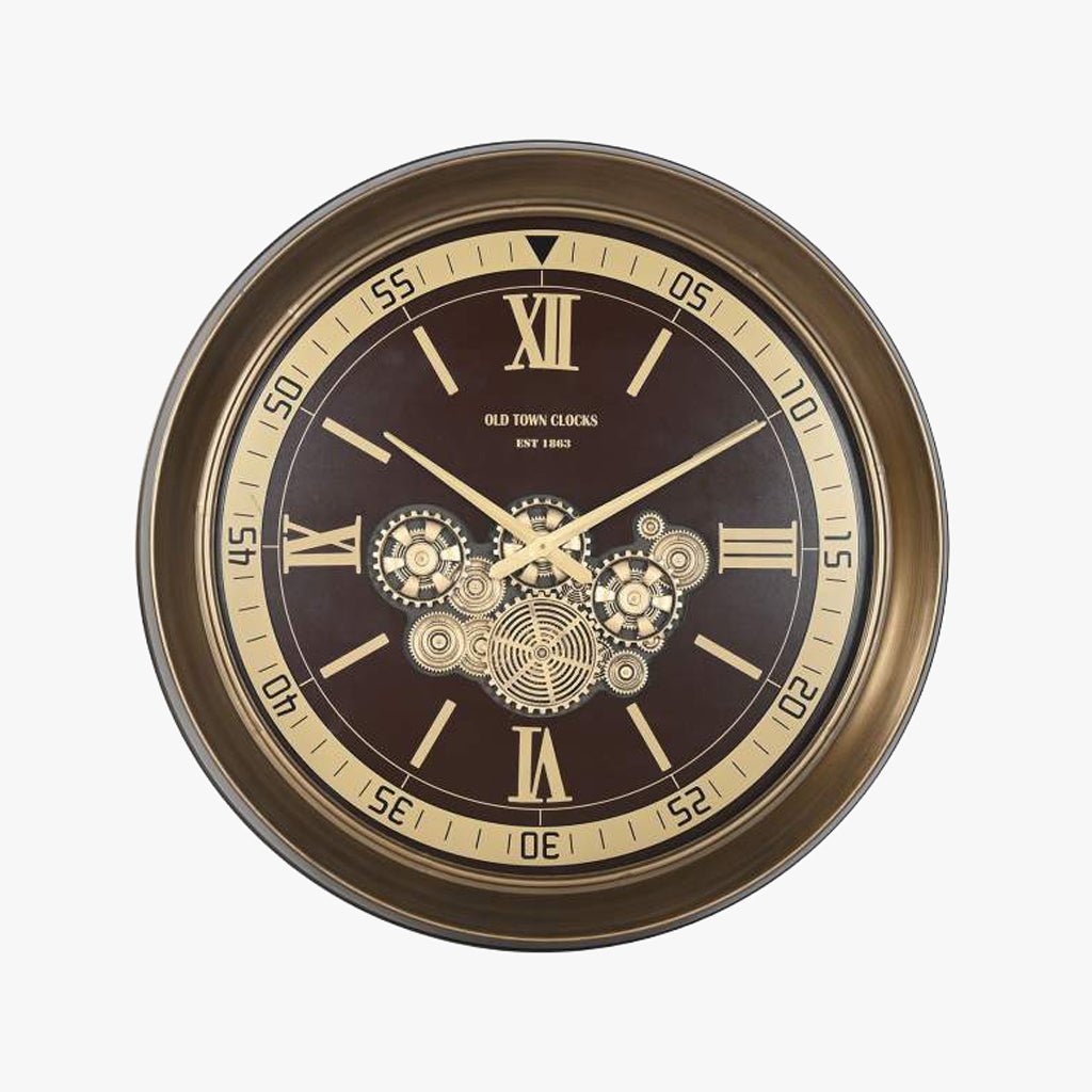 Relogio Bronze/Dr 100x14x100 - Gato Preto