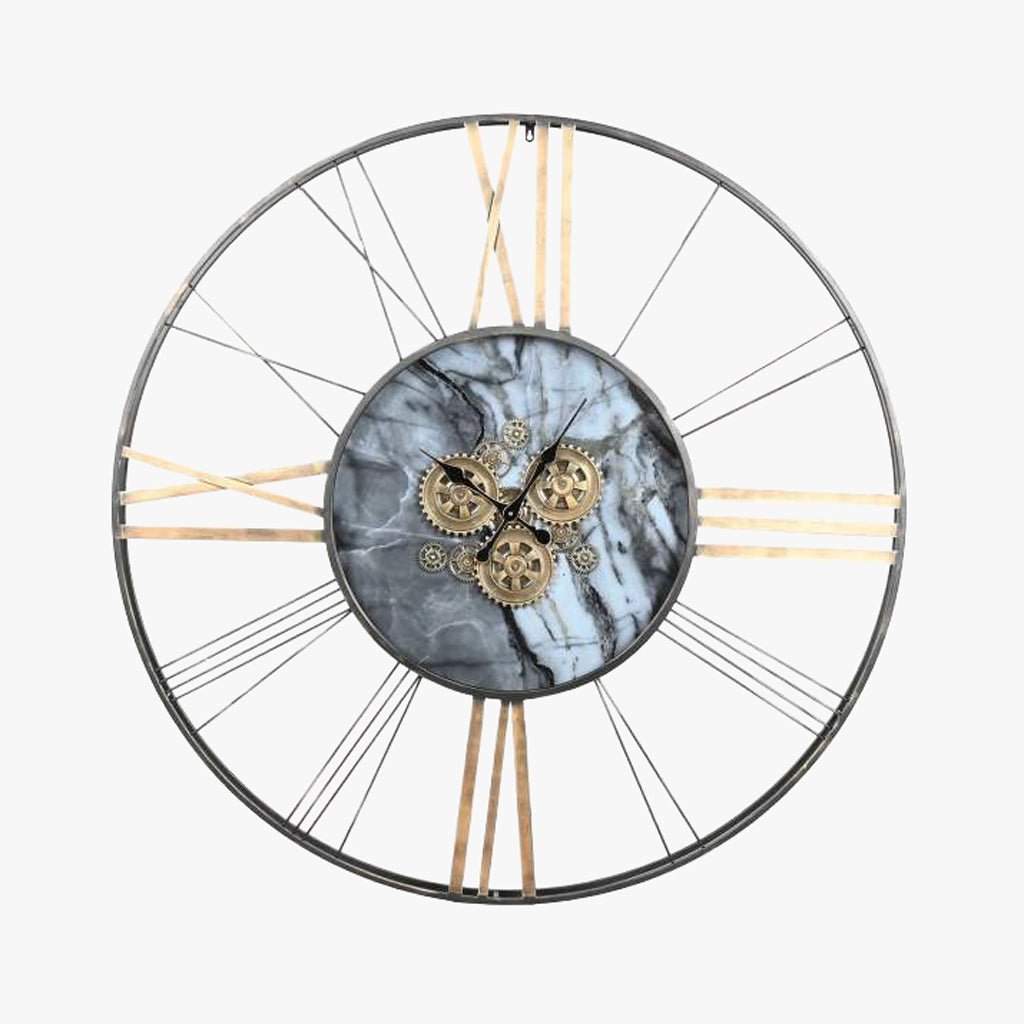 Relogio Centro Marmore D140 - Gato Preto