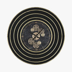 Relogio Circulos Preto D108 - Gato Preto