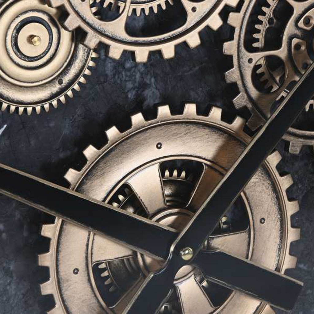 Relogio Circulos Preto D108 - Gato Preto