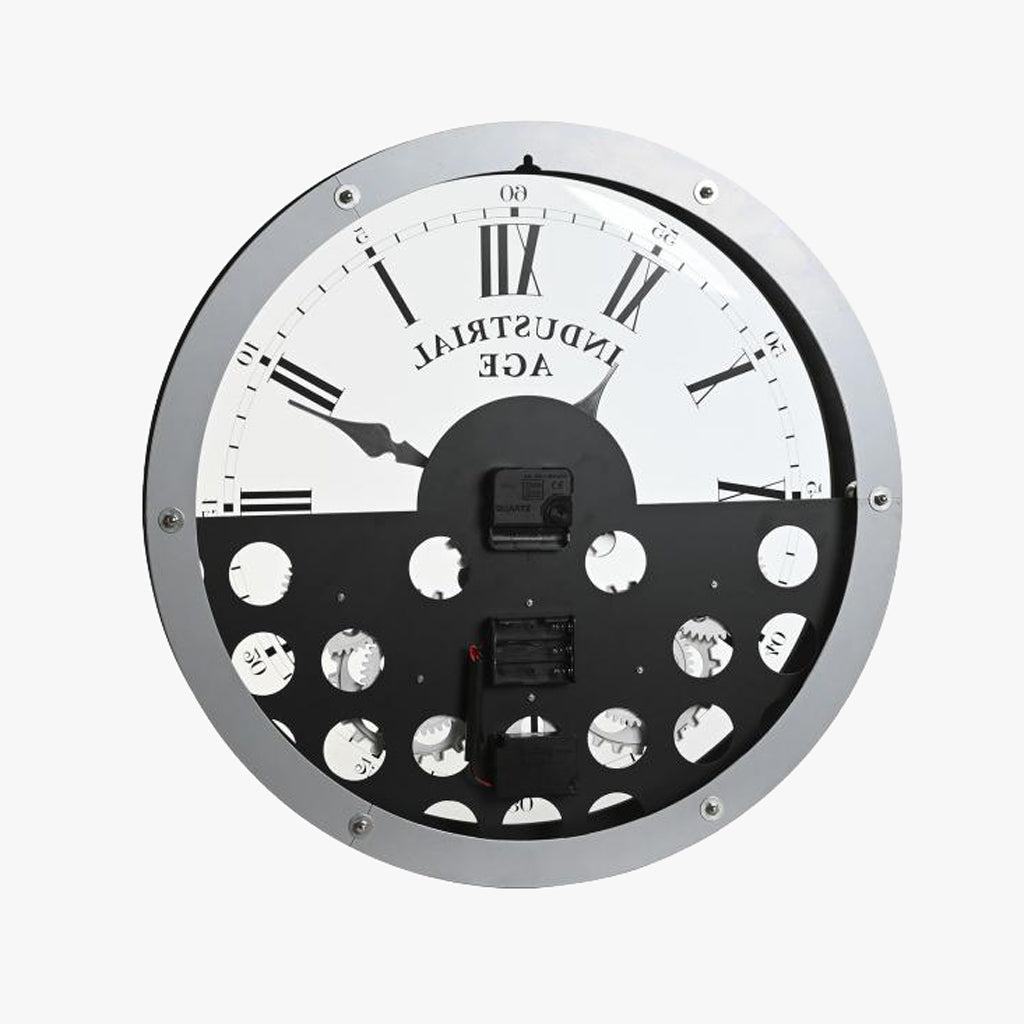 Relogio Engrenagens 52x8,5x52 - Gato Preto