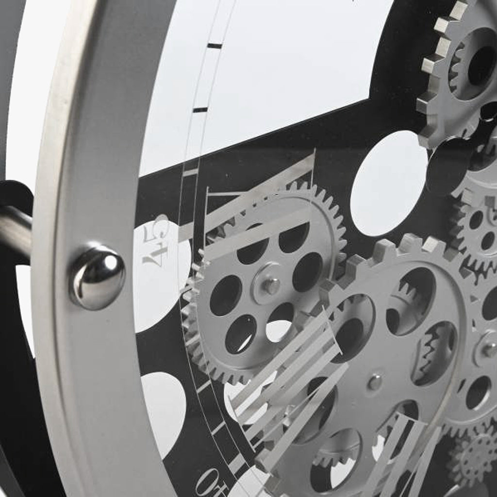 Relogio Engrenagens 52x8,5x52 - Gato Preto