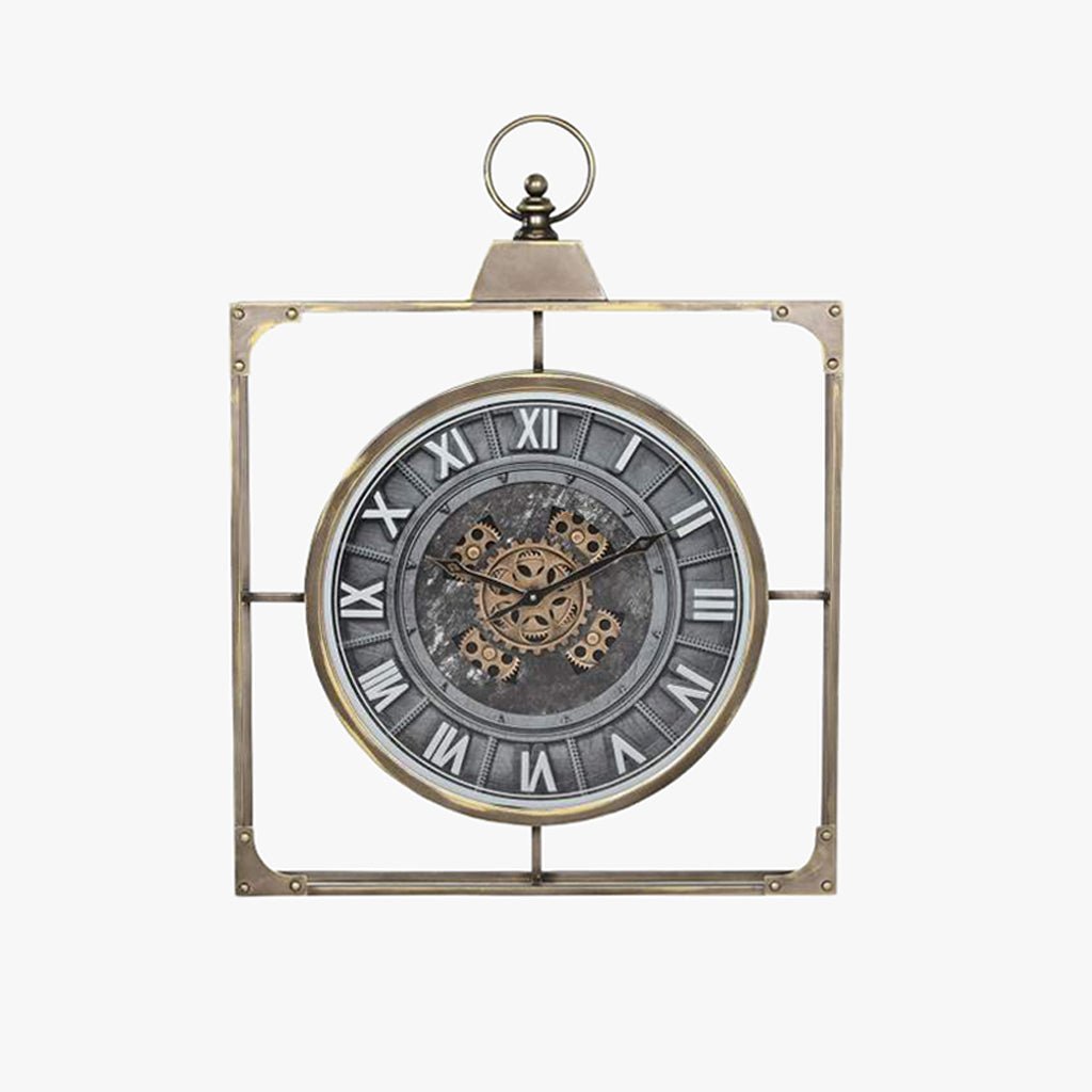 Relogio Envelhecido 60x9x80 - Gato Preto