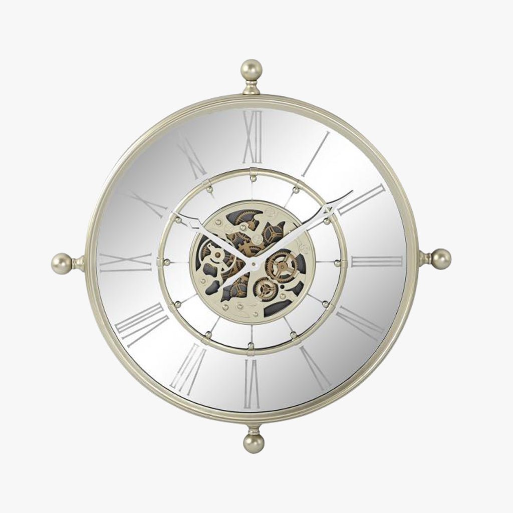 Relogio Espelho 67x8x67 - Gato Preto