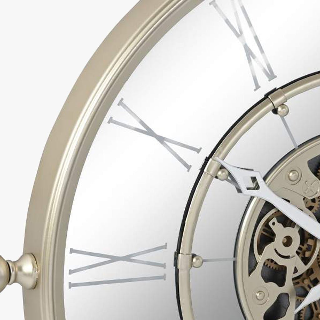 Relogio Espelho 67x8x67 - Gato Preto