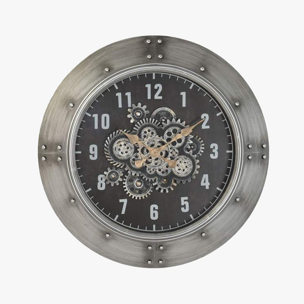 Relogio Industrial 80x9x80 - Gato Preto