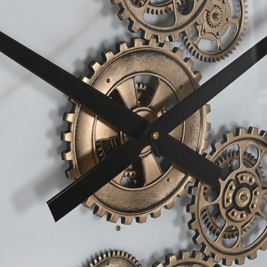 Relogio Marmoreado 142x9x142 - Gato Preto