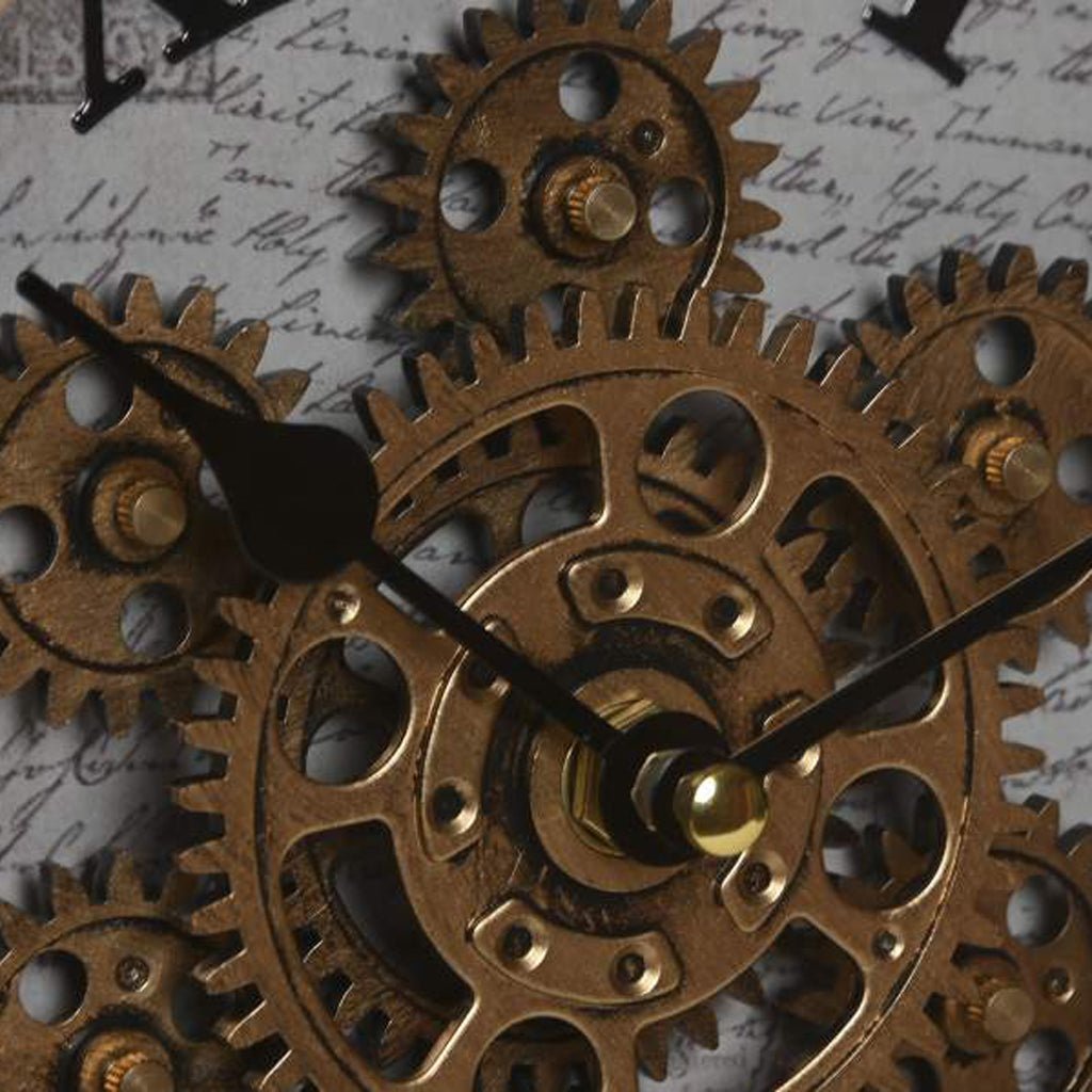 Relogio Mesa OldStyle 24x8x30 - Gato Preto