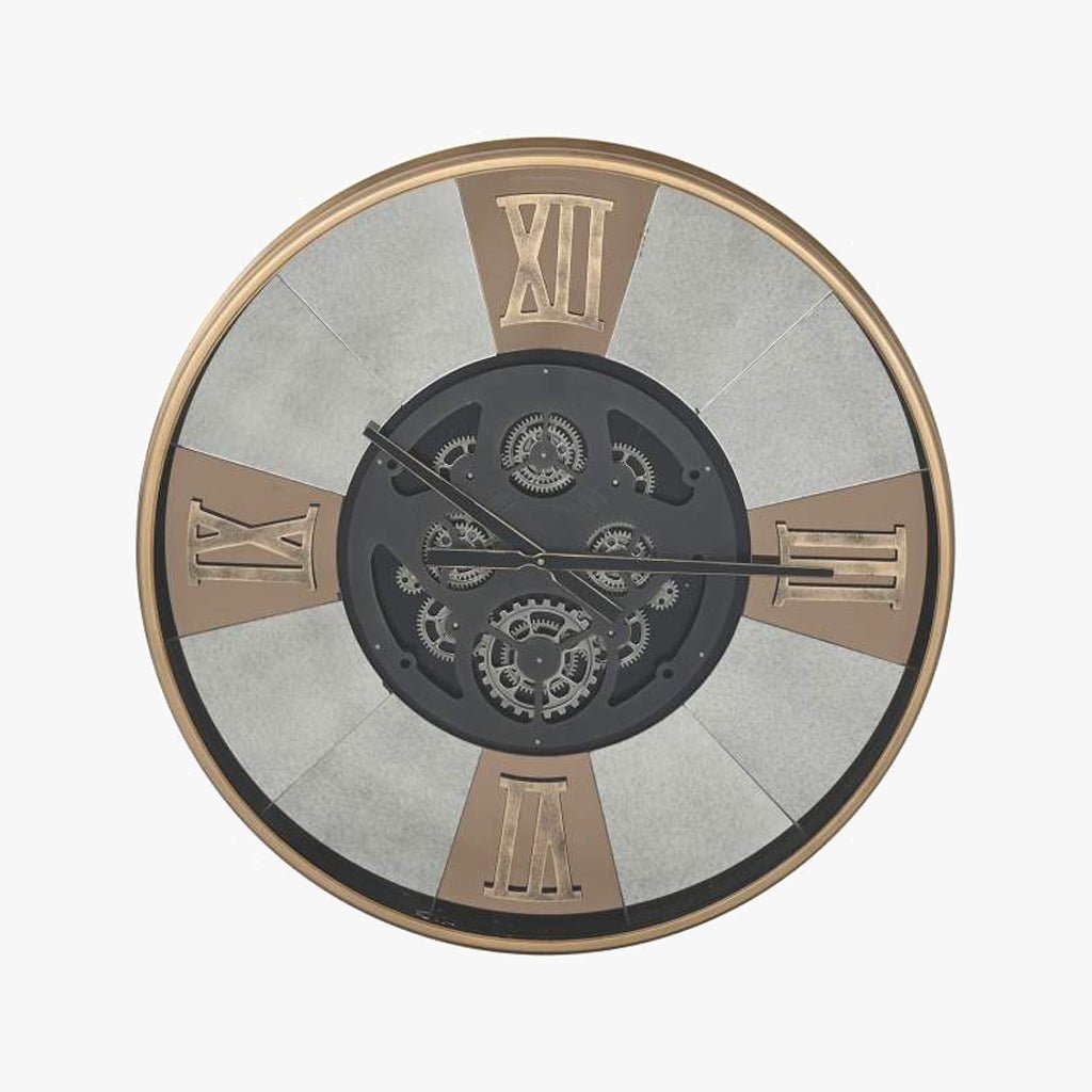 Relogio Metal 80x9,5x80 - Gato Preto