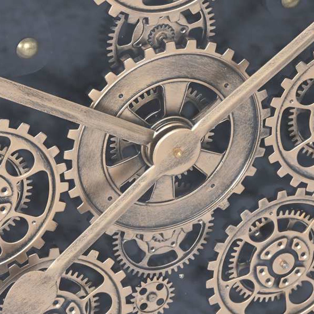 Relogio Metal Pt/Dr 100x9x100 - Gato Preto