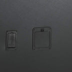 Relogio Oval Pinho 50x8x68 - Gato Preto