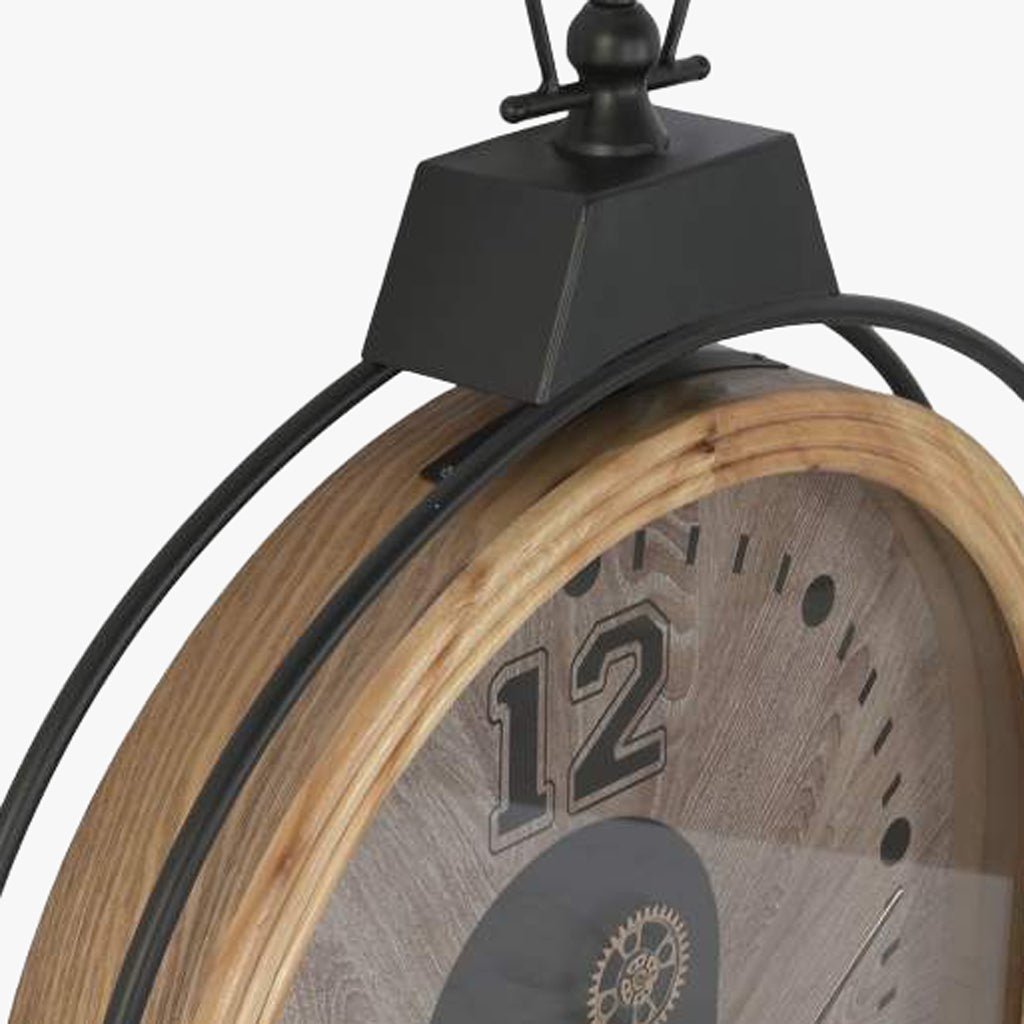 Relogio Oval Vintage 56x8x92 - Gato Preto