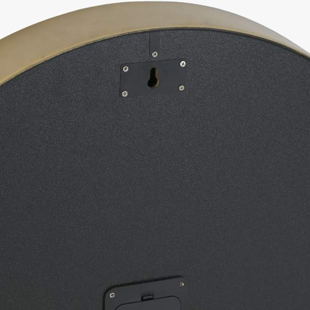 Relogio Parede Dourado 59x8x59 - Gato Preto