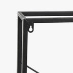 Relogio Parede Quad Pt 80x8x80 - Gato Preto