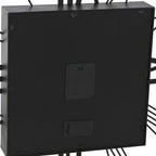 Relogio Quad Romano 80x8x80 - Gato Preto