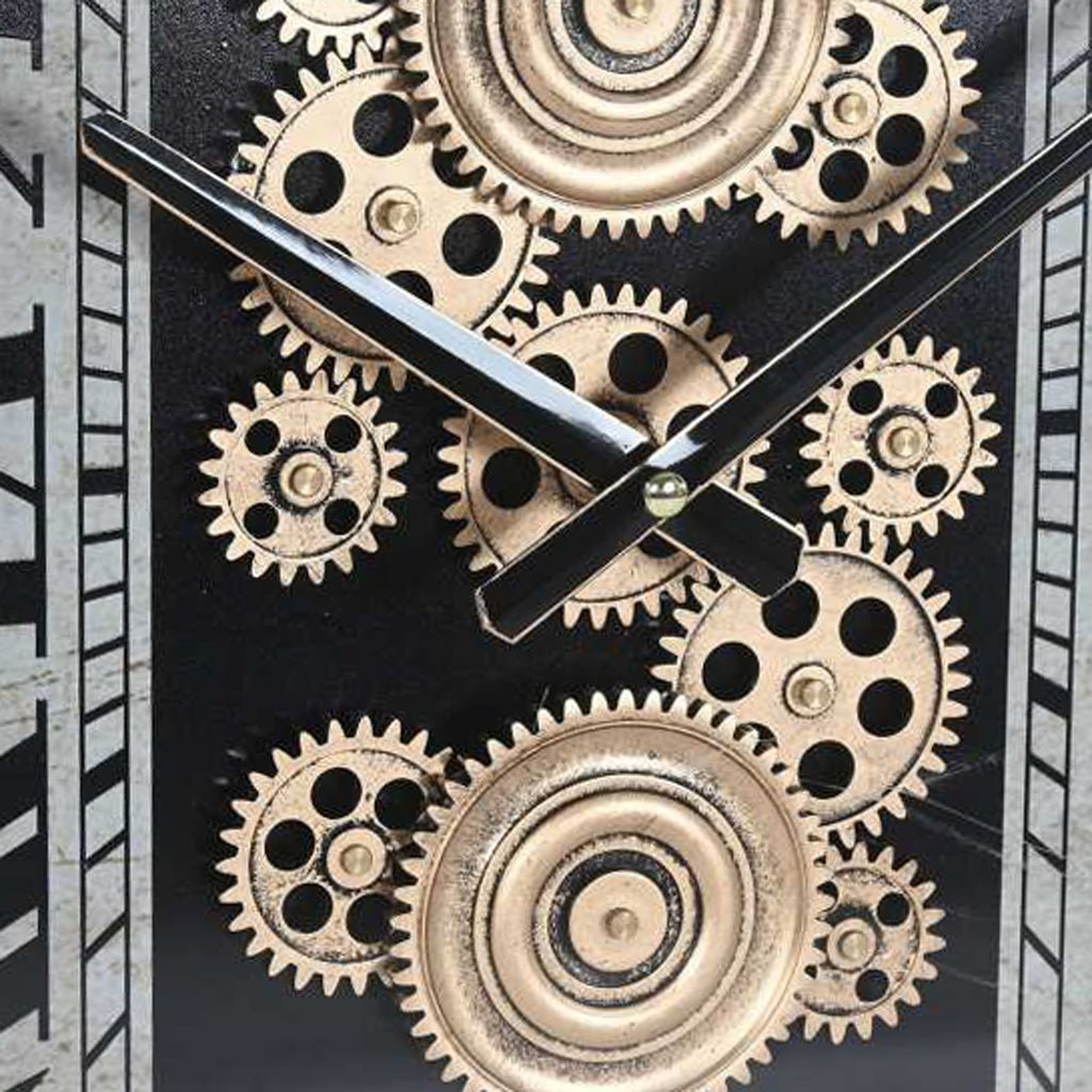 Relogio Rect Br/Dr 43x8,5x63 - Gato Preto