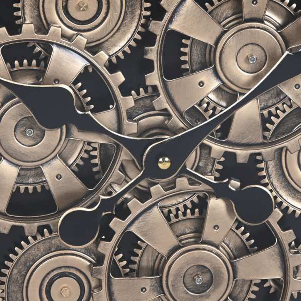 Relogio Romano Mecanismo D80 - Gato Preto