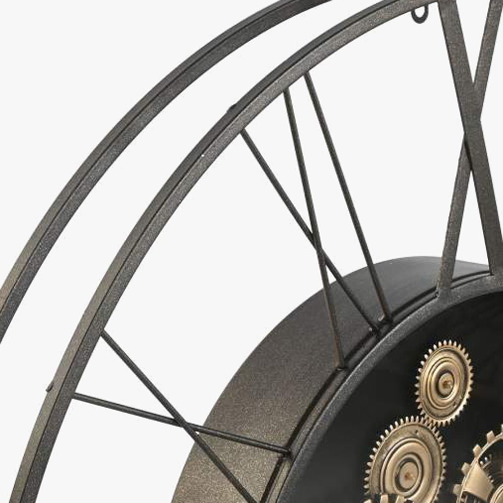 Relogio Romano Mecanismo D80 - Gato Preto