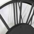 Relogio Romano Pr 102x9,5x102 - Gato Preto