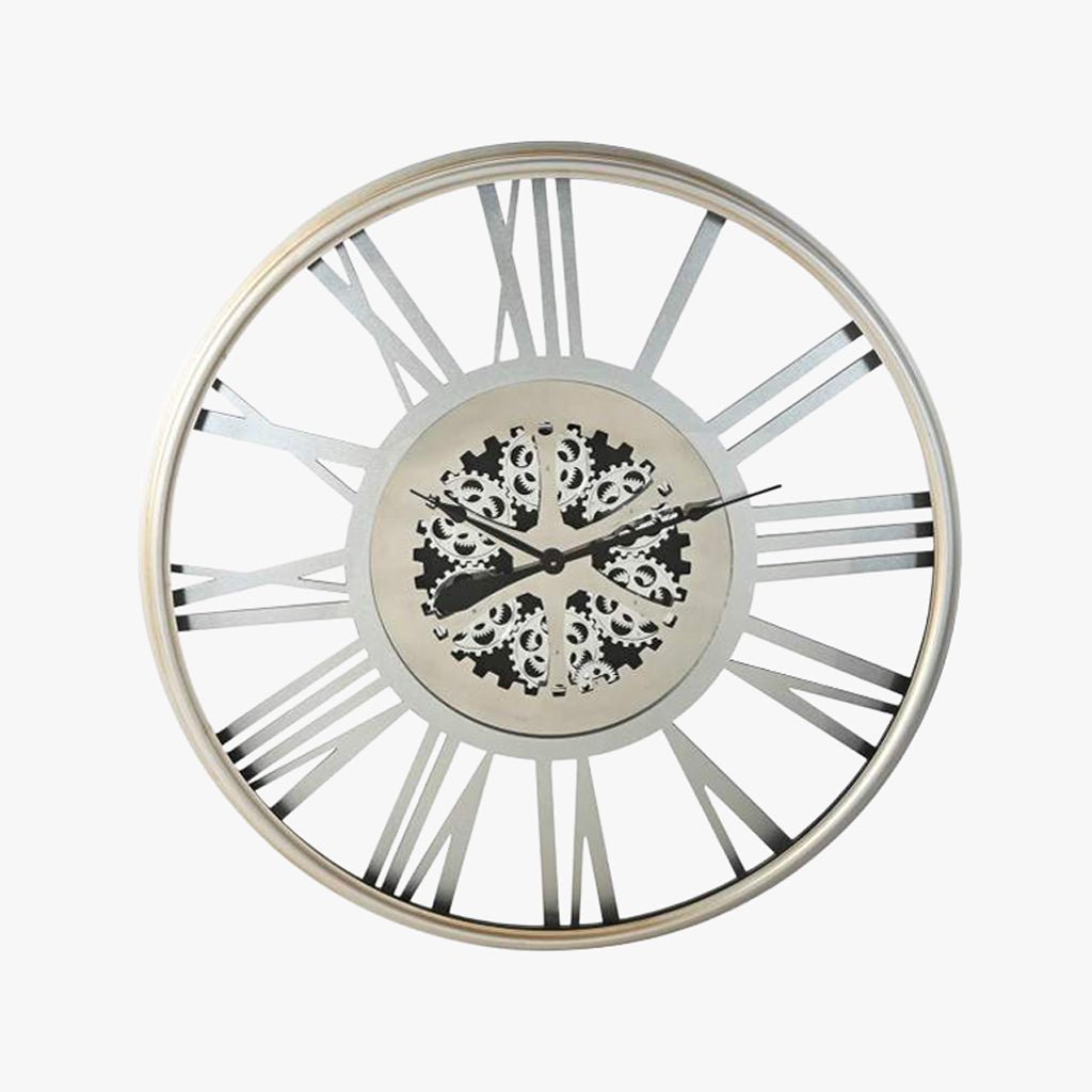 Relogio Romano Pr 102x9,5x102 - Gato Preto