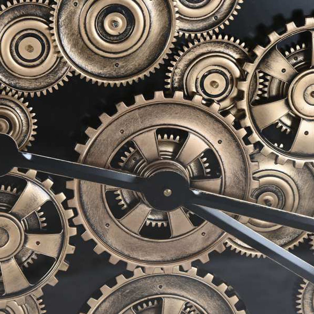 Relogio Romano Pt/Dr 127x9x127 - Gato Preto