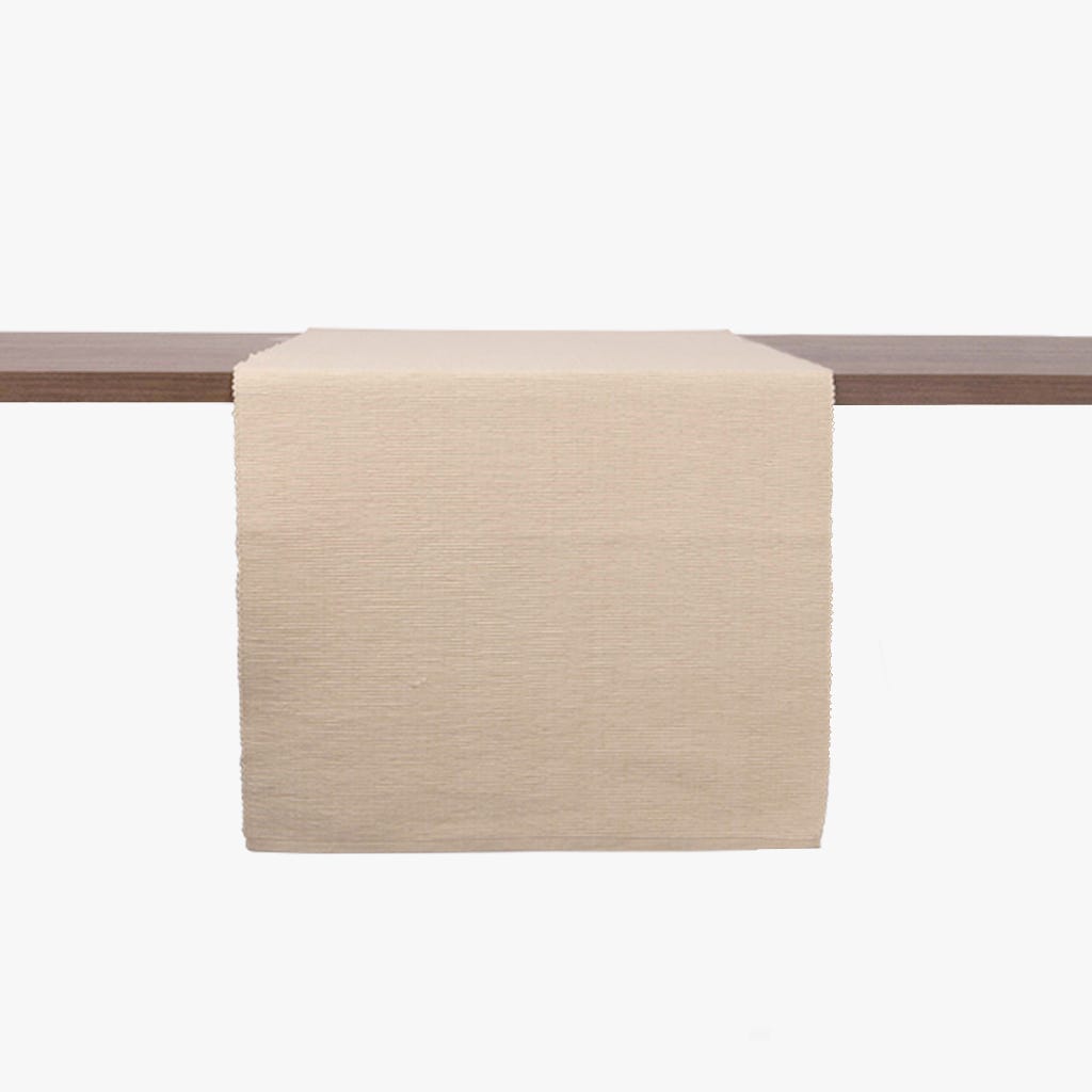 Runner para Mesa Algodão Bege 4EVERYDAY - Gato Preto