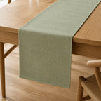 Runner para Mesa Algodão Verde Claro 4EVERYDAY - Gato Preto