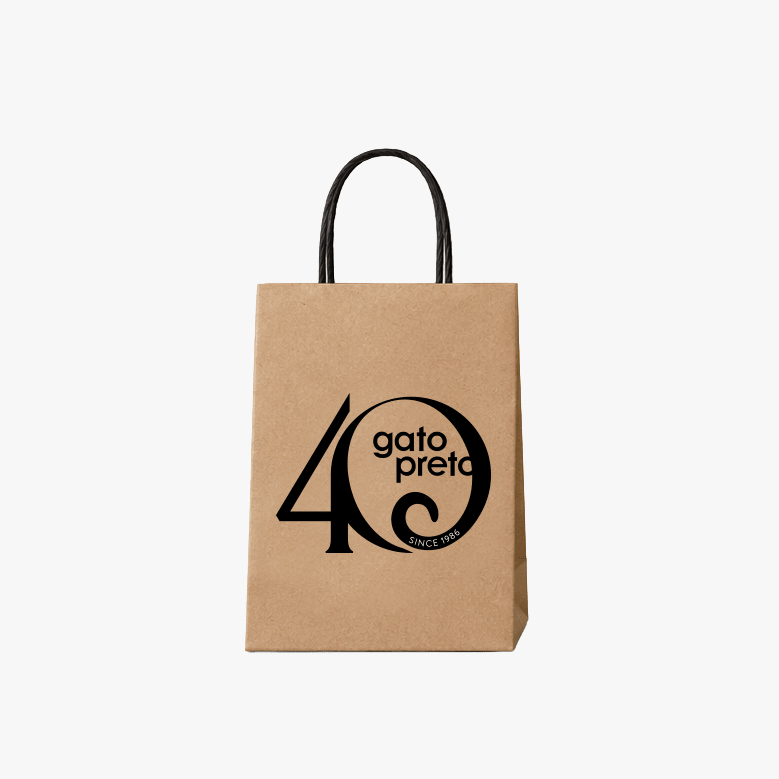SACO 40 GP KRAFT 25x11x30 - Gato Preto