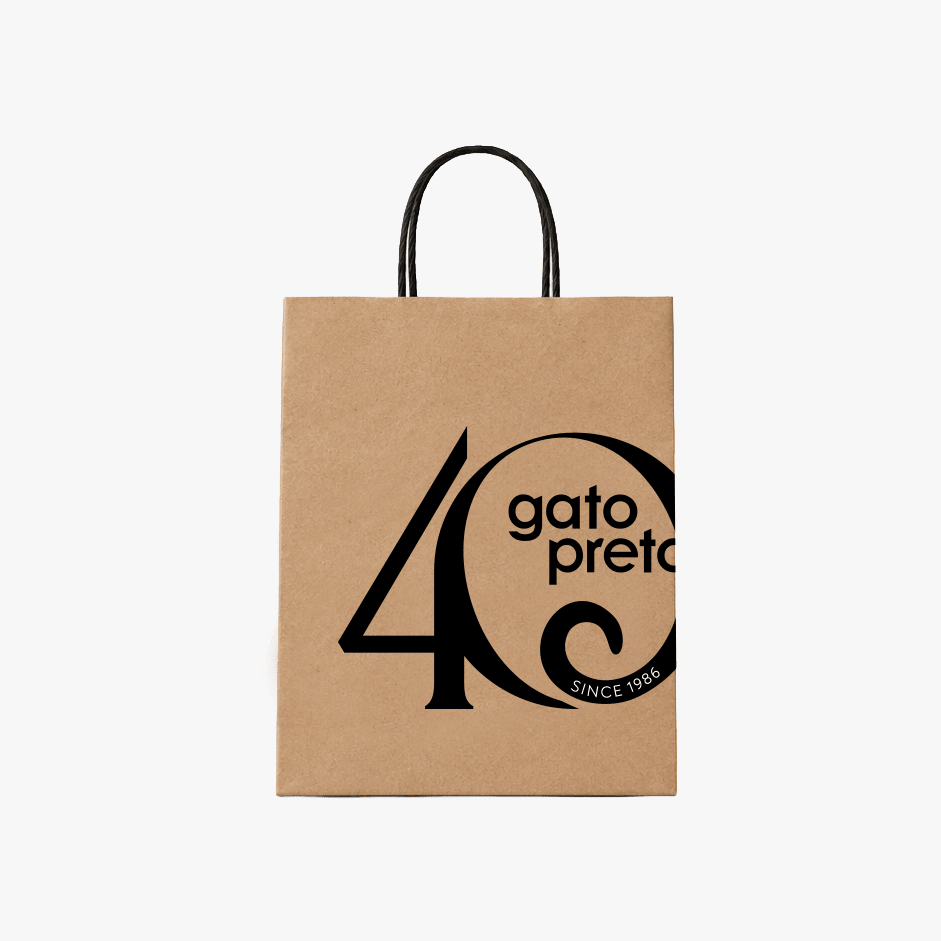 SACO 40 GP KRAFT 32x11x42 - Gato Preto
