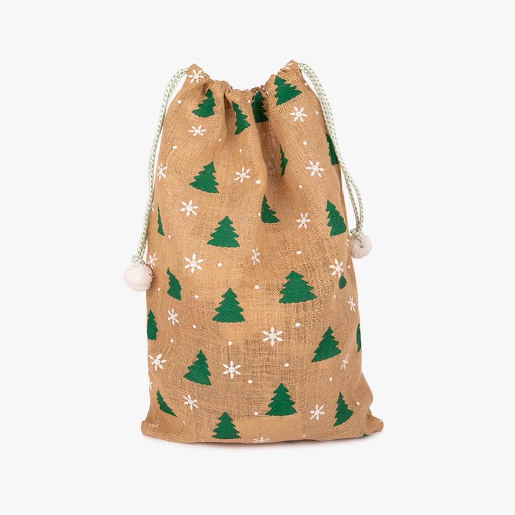 Saco de juta com pinheiros 76x51cm COZY - Gato Preto