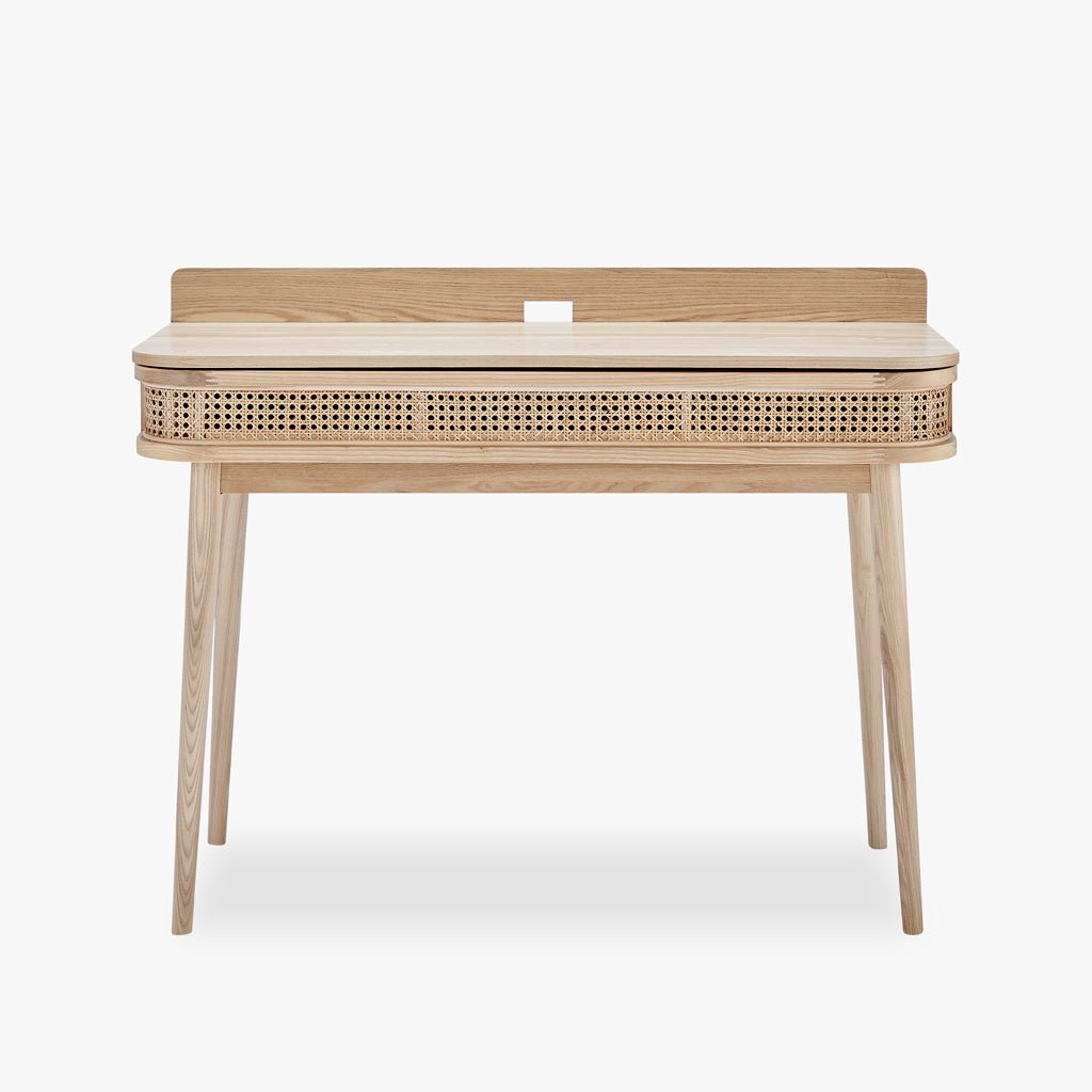 Secretária rattan 110x45x86cm CARTAGO - Gato Preto