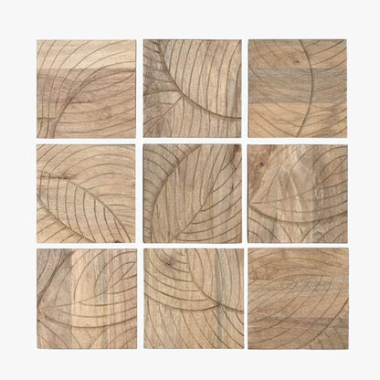 Set 9 Quadros Folhas RAÍZ - Gato Preto