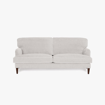 Sofá 3 Lugares Taupe com perfis em Bege SPENCER - Gato Preto