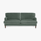 Sofá 3L Verde Bg 200x94x86 Spencer - Gato Preto