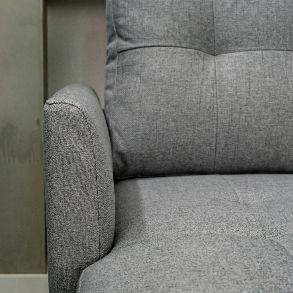 Sofá - cama 3 Lugares com chaise longue GOSLING - Gato Preto