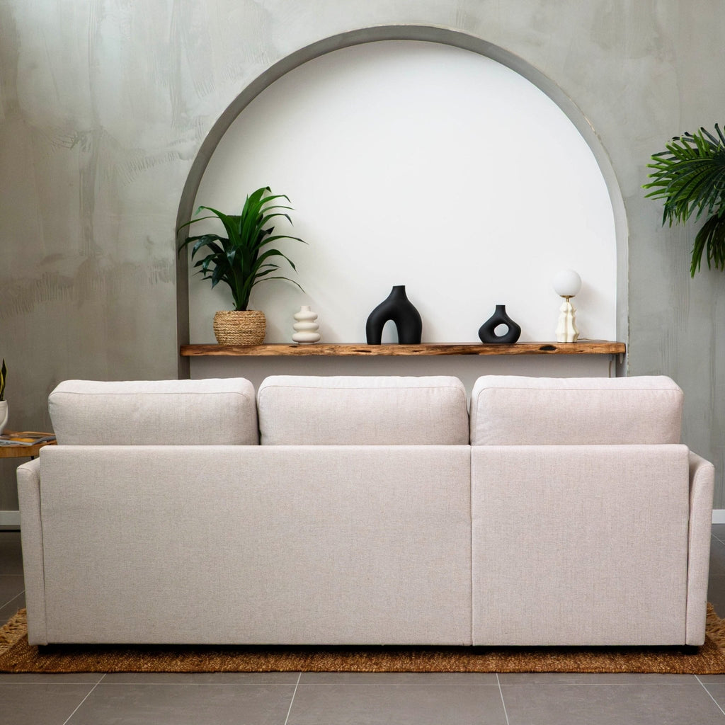 Sofá - cama 3 Lugares com chaise longue GOSLING - Gato Preto